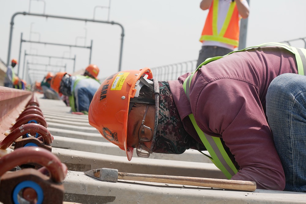 Tuyến metro số 1 đến nay đạt hơn 35 triệu giờ lao động an toàn.