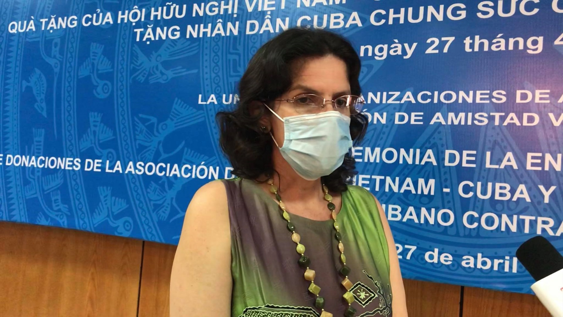 Đại sứ Cuba chia sẻ, bà cảm thấy an toàn khi sống ở Việt Nam. Ảnh: Hương Giang