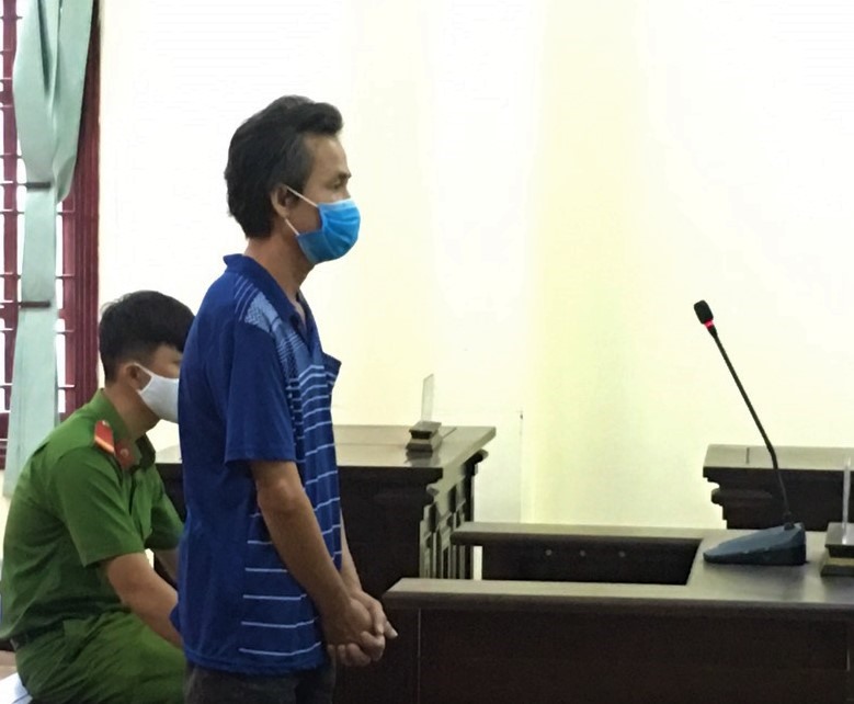 Bị cáo Nguyễn Văn Hải tại phiên tòa sơ thẩm xét xử theo thủ tục rút gọn. Ảnh: Thành Nhân