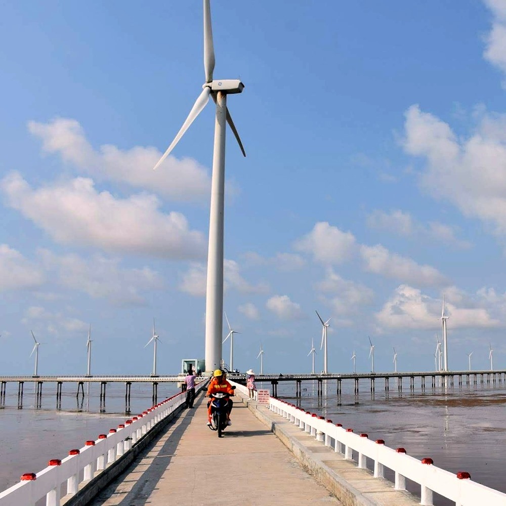 Từ mảnh đất sình lầy ven biển, Đồng bằng sông Cửu Long trở thành nơi cung cấp năng lượng sạch của cả nước trong tương lai. Ảnh: NHẬT HỒ
