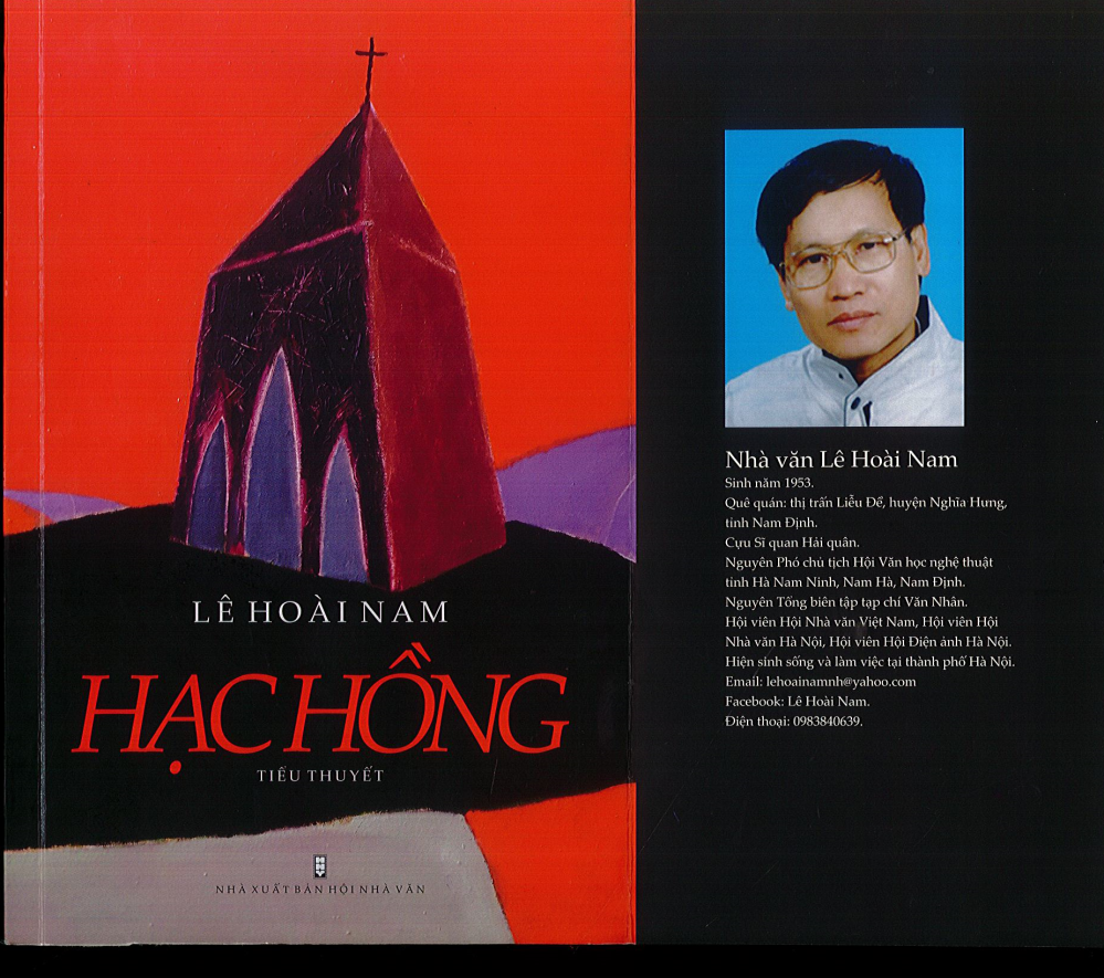 Bìa tập sách mới nhất của nhà văn Lê Hoài Nam - tiểu thuyết “Hạc hồng”  (NXB Hội Nhà văn, 2019).
