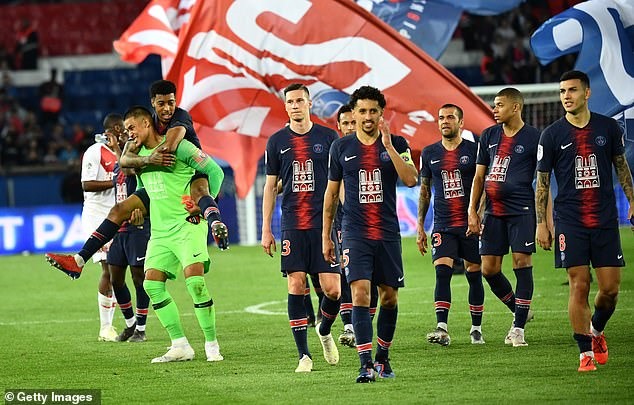PSG nhiều khả năng vô địch Ligue 2019/20. Ảnh: Getty