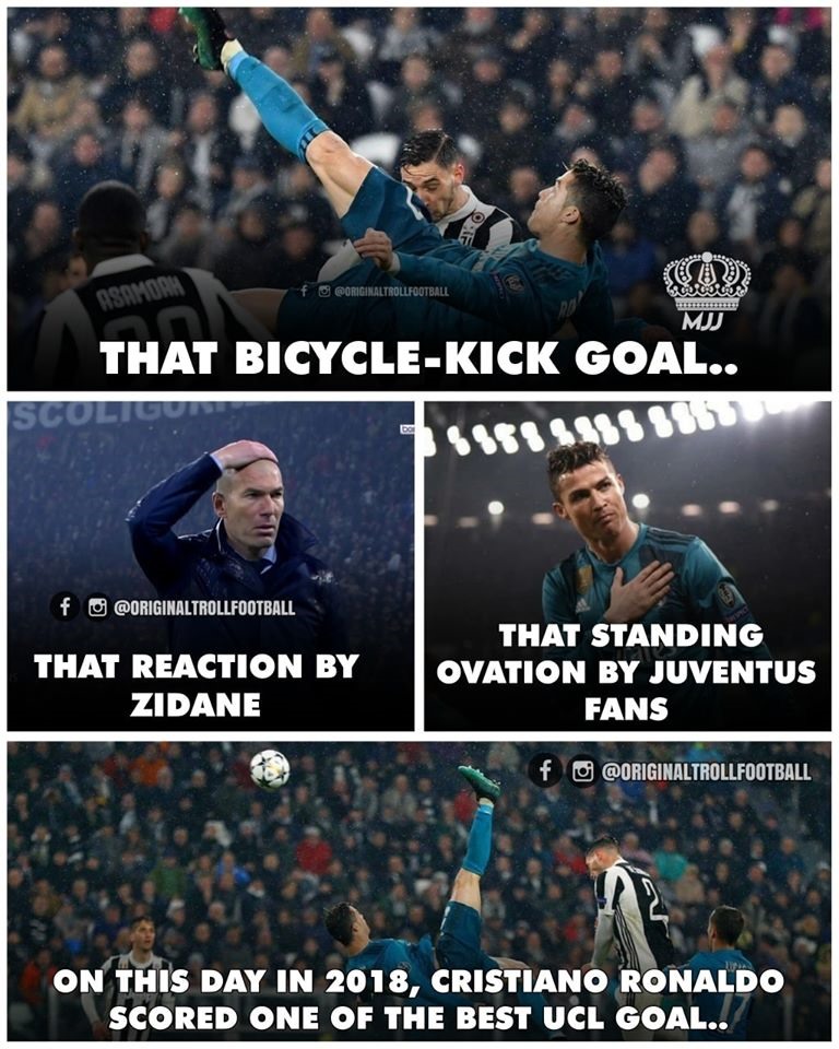 Pha ghi bàn theo phong cách “xe đạp chổng ngược” của Cristiano Ronaldo từng khiến fan hâm mộ Juventus ôm hận trong trận chung kết Champions League.