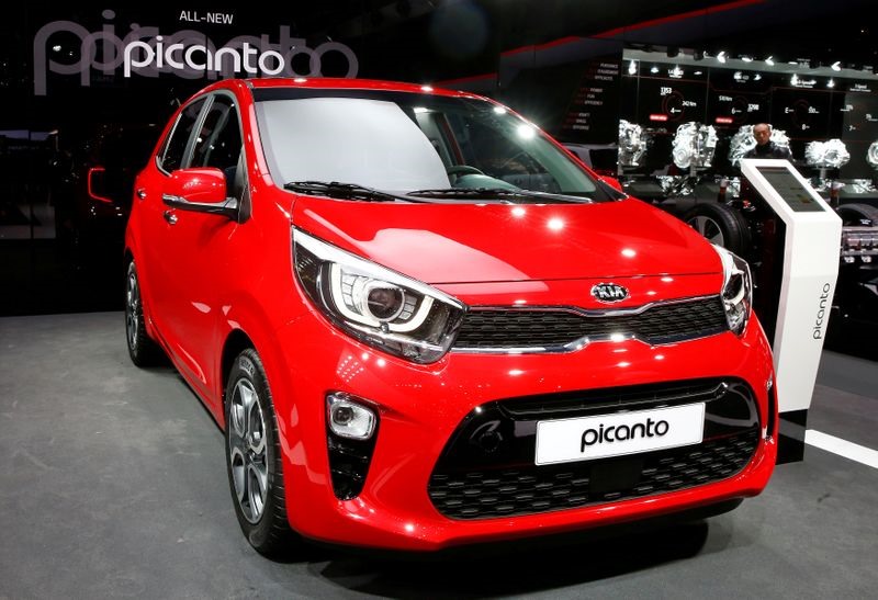 Dữ liệu của Hiệp hội các nhà sản xuất ôtô Hàn Quốc cho thấy, trong tổng số 195.516 xe Picanto được sản xuất tại Hàn Quốc năm ngoái thì có đến 73% xe được xuất khẩu. Ảnh minh họa: Reuters