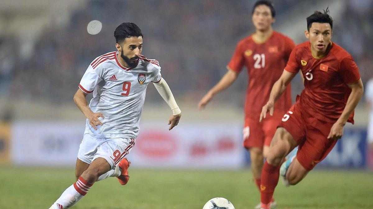 Tuyển UAE từng thua Việt Nam 0-1 trên sân Mỹ Đình hôm 14.11.2019. Ảnh: UAE FA.