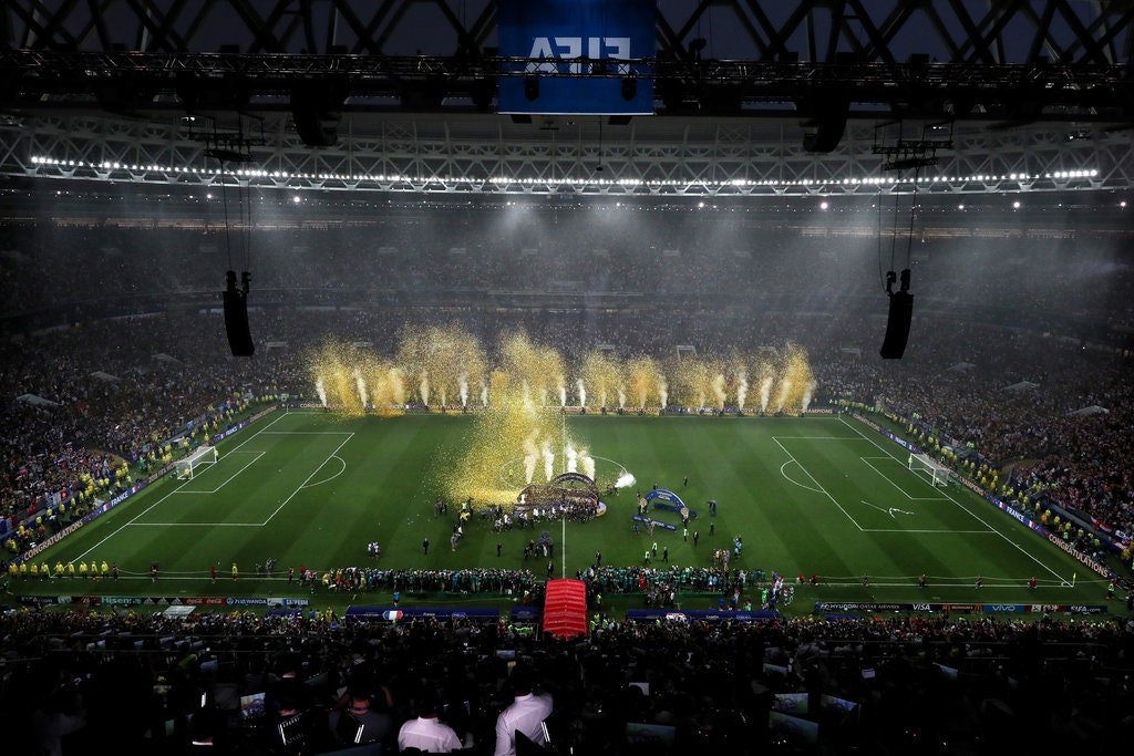 Tuyển Pháp vô địch World Cup 2018 tại Nga, giải đấu vốn bị điều tra nhiều liên quan đến việc gian lận phiếu bầu. Ảnh: Getty Images.