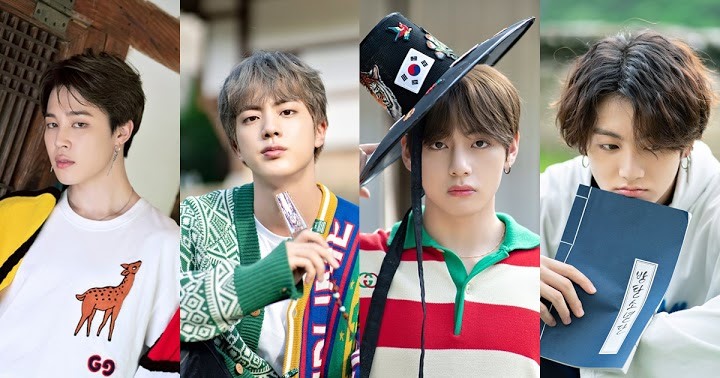 4 thành viên của nhóm BTS chiếm lĩnh vị trí đầu Top 4 bảng xếp hạng Top 100 nam thần hàng đầu Châu Á. Ảnh nguồn: Soundcloud.