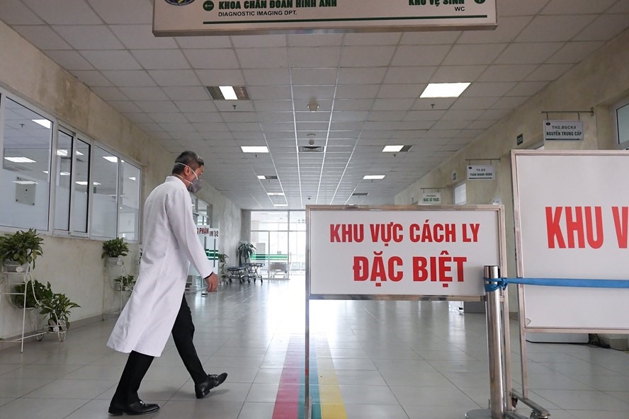 Khu vực cách ly đặc biệt trong bệnh viện Bạch Mai. Nguồn ảnh: Bộ Y tế