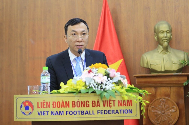 Phó chủ tịch thường trực VFF Trần Quốc Tuấn hy vọng U19 Việt Nam sẽ giành vé dự World Cup U20. Ảnh: VFF