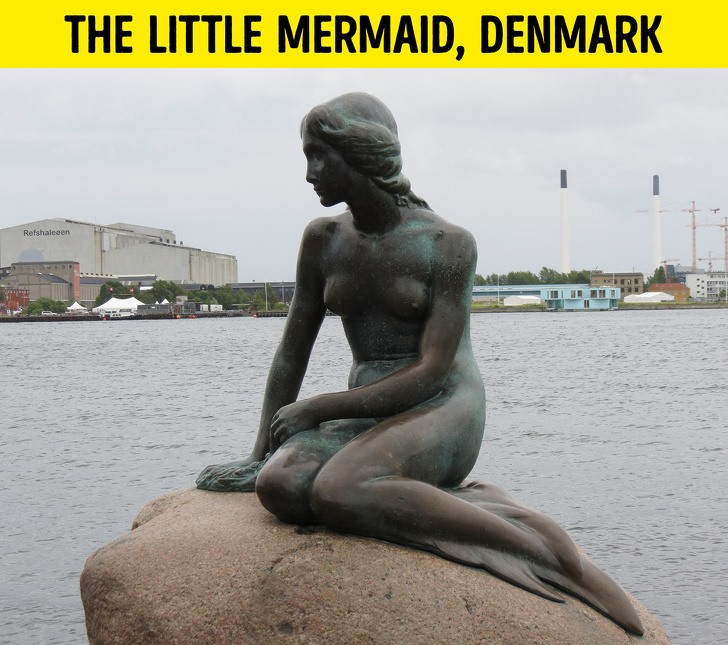 Ảnh 6: Tượng Nàng tiên cá, Đan Mạch. Ảnh: East News