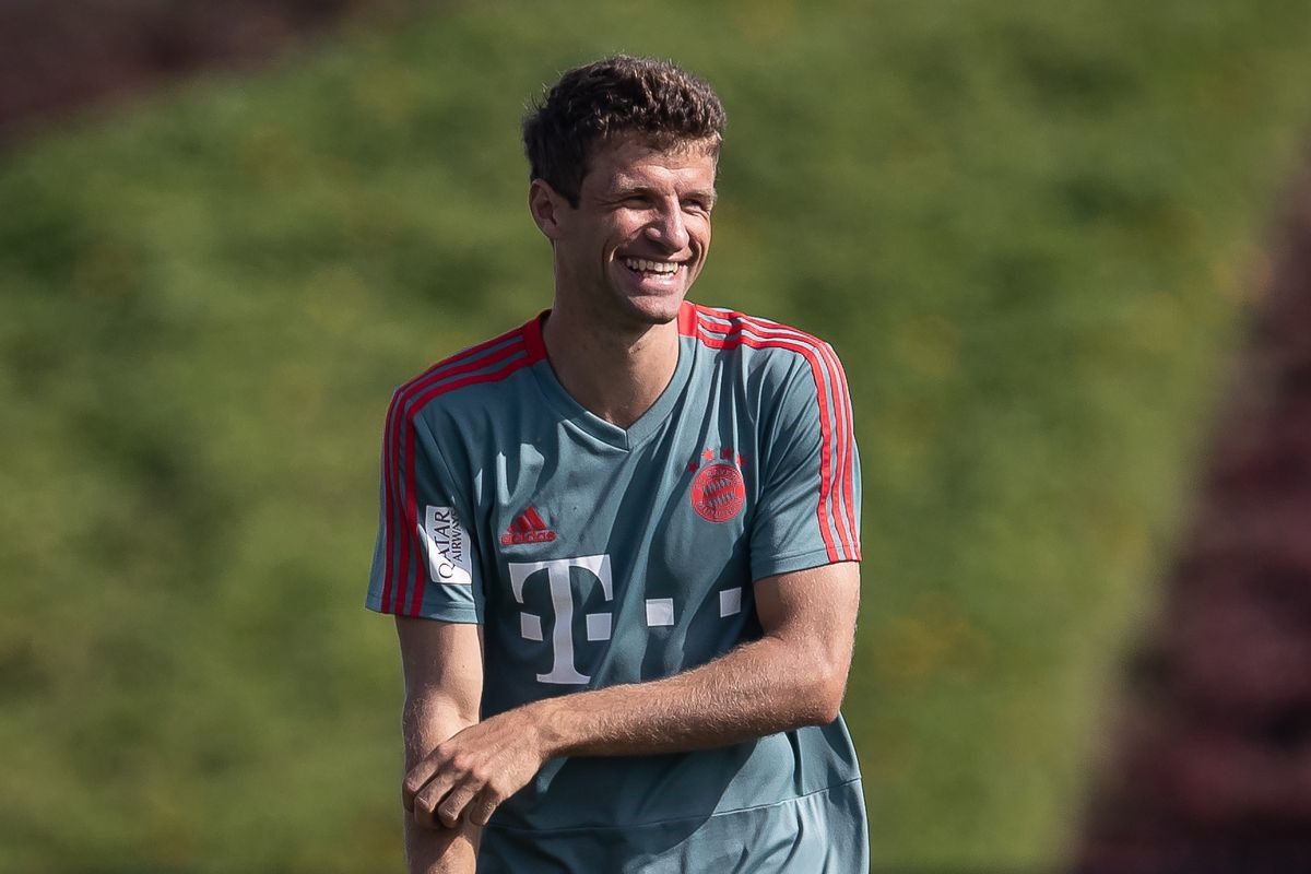 Muller luôn nở nụ cười. Ảnh: Getty.