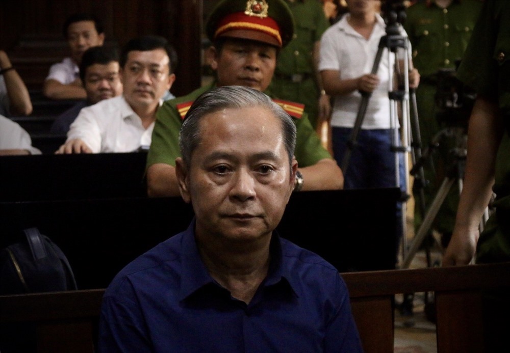 Ông Nguyễn Hữu Tín - cựu Phó chủ tịch UBND TPHCM bị tuyên phạt 7 năm tù tại bản án sơ thẩm. Ảnh: Đình Trường.