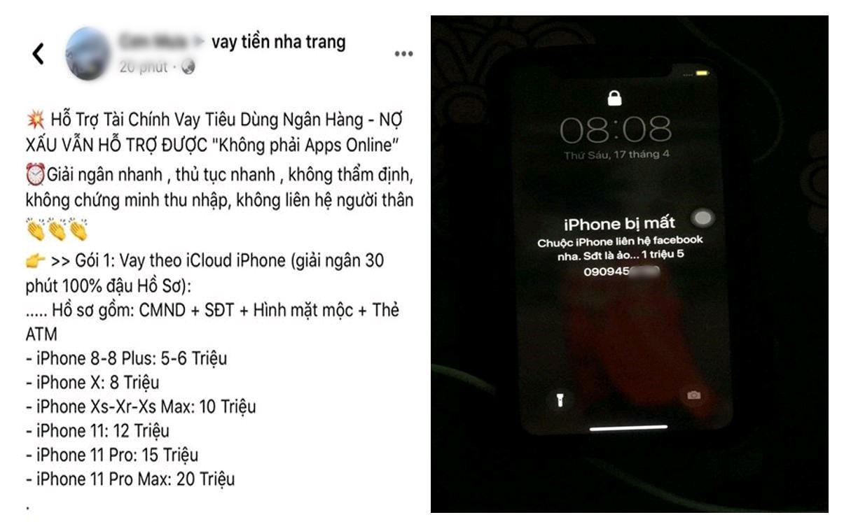 Vay tiền qua iCloud - 