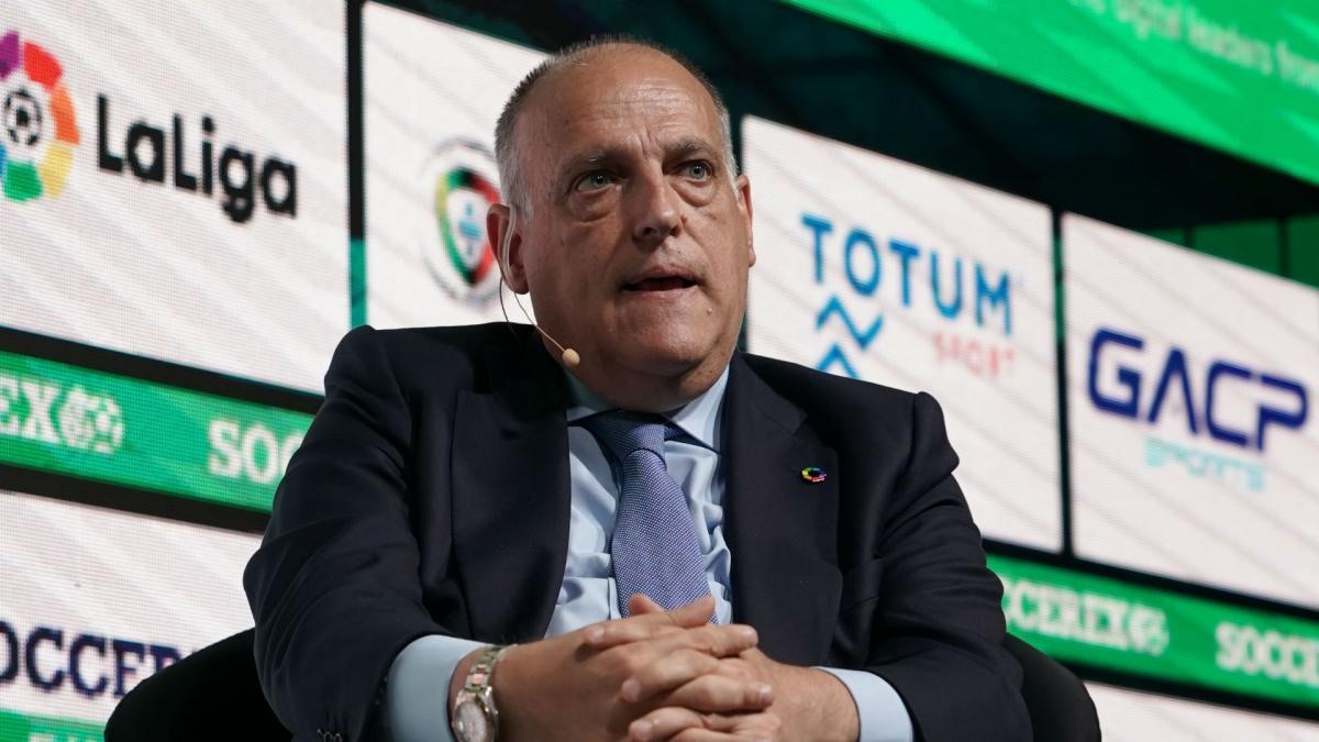 Chủ tịch Javier Tebas. Ảnh: AS.