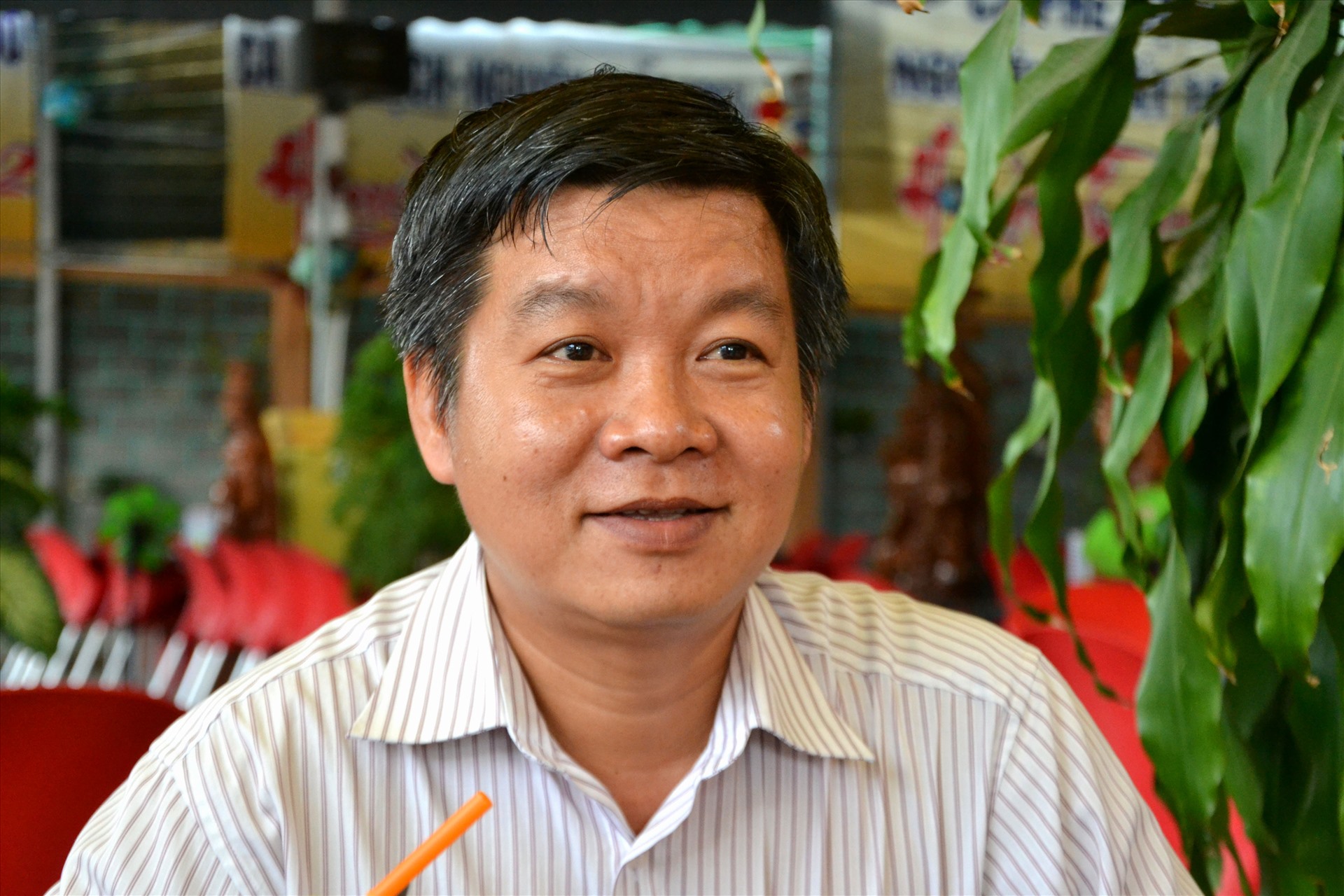Anh Hồ Thanh Nhã, Ủy viên Thường vụ LĐLĐ TP. Hà Tiên. Ảnh: LT