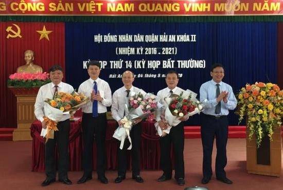 Quận Hải An (Hải Phòng) có tân Chủ tịch và Phó chủ tịch UBND quận từ ngày 1.5