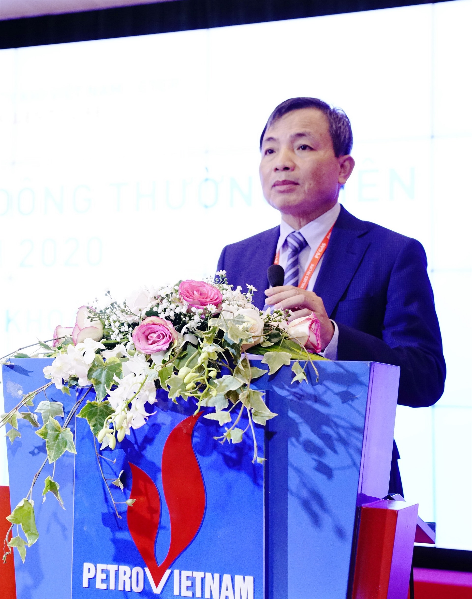 Ông Nguyễn Sinh Khang, Chủ tịch HĐQT PV GAS phát biểu tại Đại hội. Ảnh: PV GAS