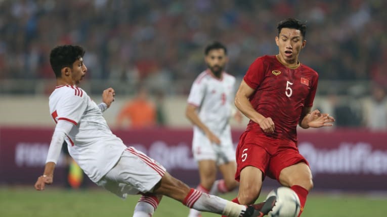 Tuyển UAE đã thua Việt Nam 0-1 ở trận lượt đi, nên quyết tâm phục thù ở trận lượt về. Ảnh: AFC.