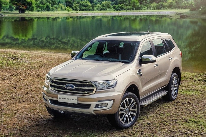 Ford Everest phiên bản Titanium 2.0L AT 4WD bán tại Việt Nam bị triệu hồi để cập nhật phần mềm. Ảnh: Ford Vietnam