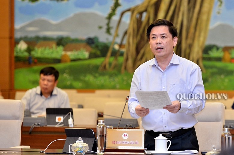Bộ trưởng Bộ GTVT Nguyễn Văn Thể. Ảnh Quochoi.vn