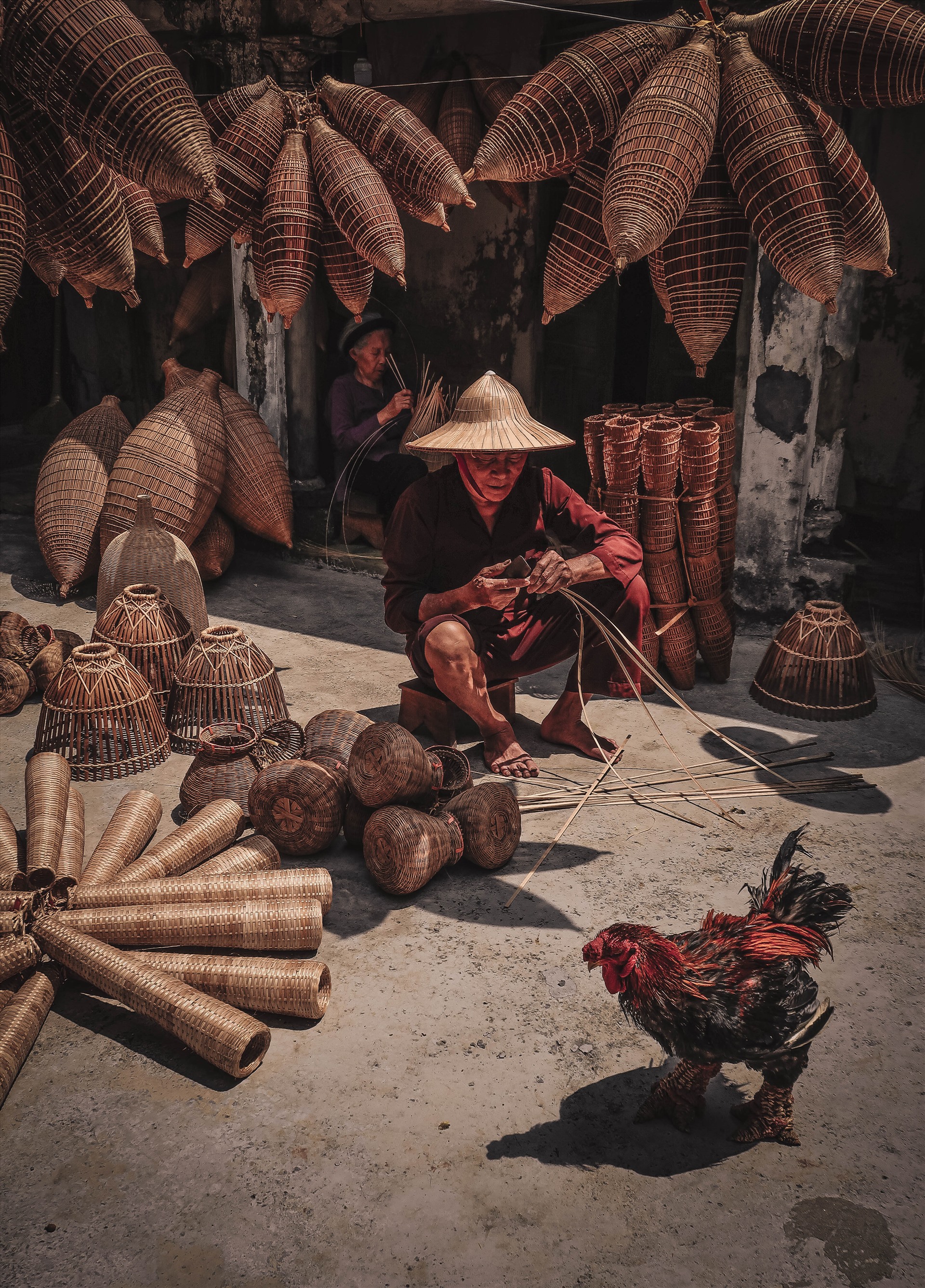 Bức tranh quê.