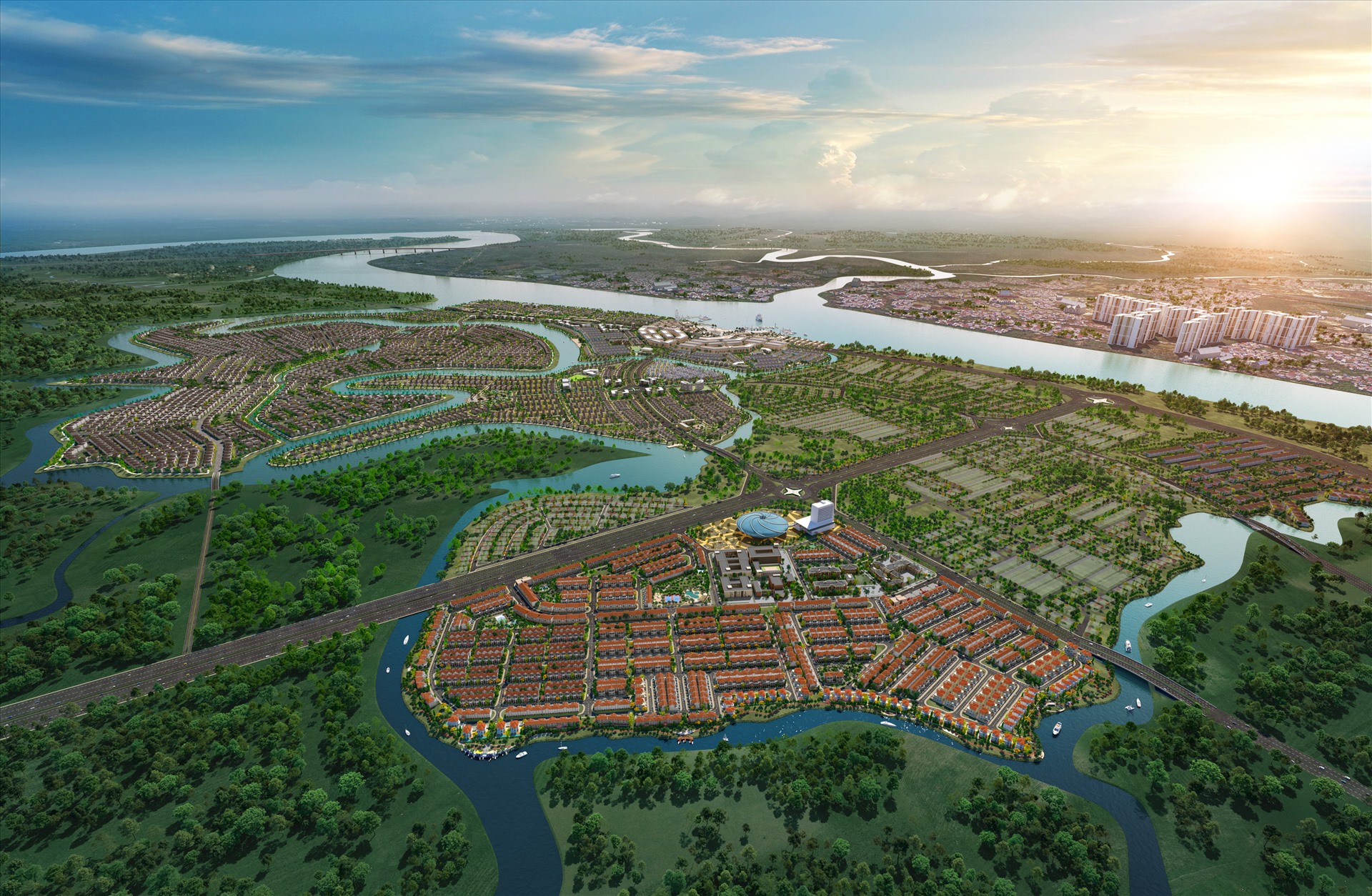 Khu đô thị sinh thái thông minh Aqua City quy mô gần 1.000ha - tâm điểm đầu tư và an cư ngay tại phía Đông Sài Gòn.