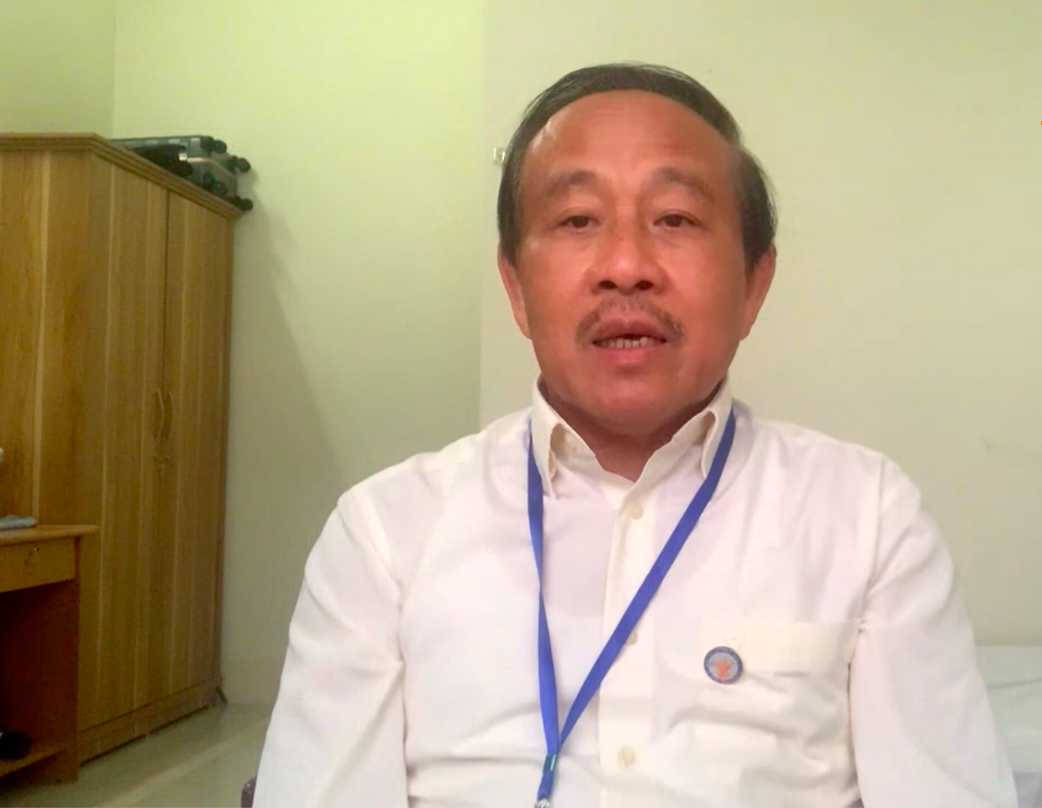 PGS.TS Nguyễn Huy Nga trao đổi về nguy cơ dịch COVID-19.