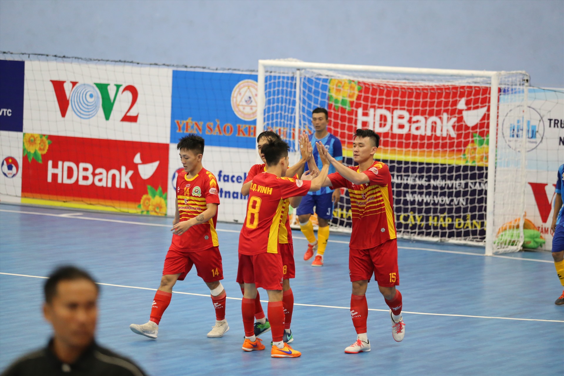 Kardiachain Sài Gòn FC có chiến thắng đầu tay trước tân binh VietFootball. Ảnh: Anh Vũ