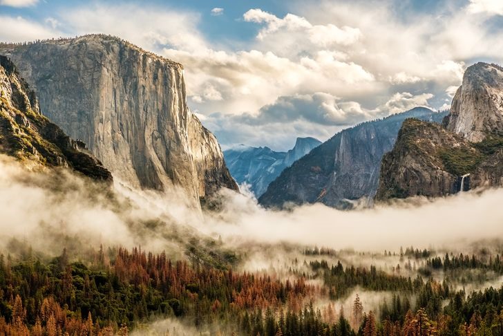 Nhờ sáng kiến ​​của NANPA, nhiều người đã khám phá lại lục địa Bắc Mỹ. Vì vậy, hãy bắt đầu cuộc hành trình của chúng tôi với Công viên quốc gia Yosemite (ở California, Mỹ). Ảnh: Brightside