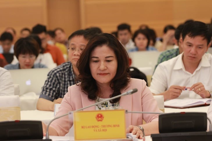 Bà Nguyễn Thị Hà, Thứ trưởng Bộ  Lao động Thương binh - Xã hội. Ảnh PV