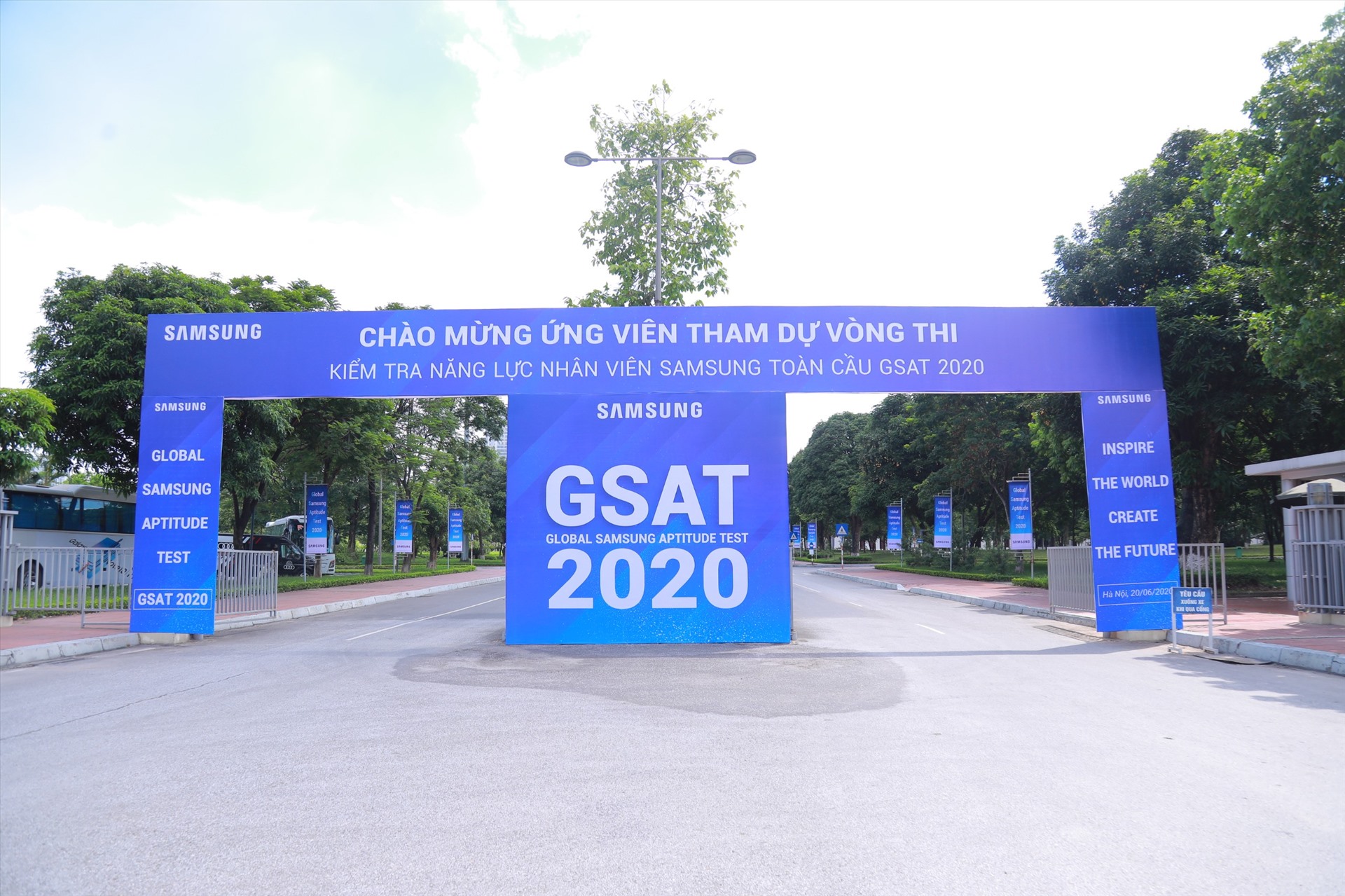 Kỳ thi GSAT được tổ chức tại Trung tâm Hội nghị Quốc gia Hà Nội