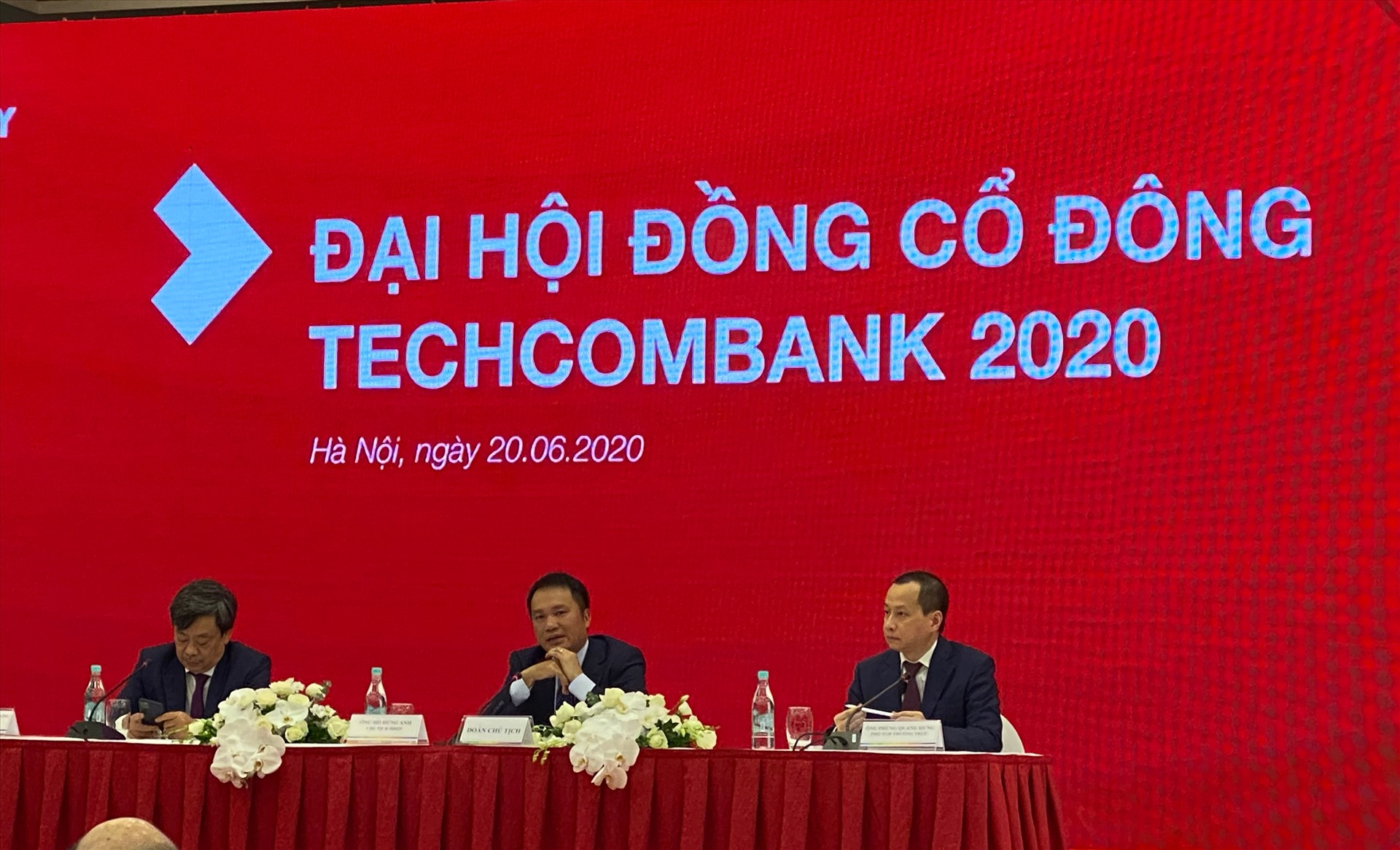 Đại hội cổ đông Techcombank diễn ra ngày 20.6.2020. Ảnh: Lan Hương