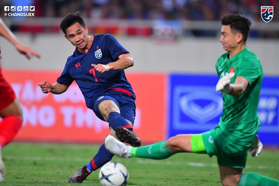 Supachok là nhân tố quan trọng của đội tuyển Thái Lan. Ảnh: FA Thailand