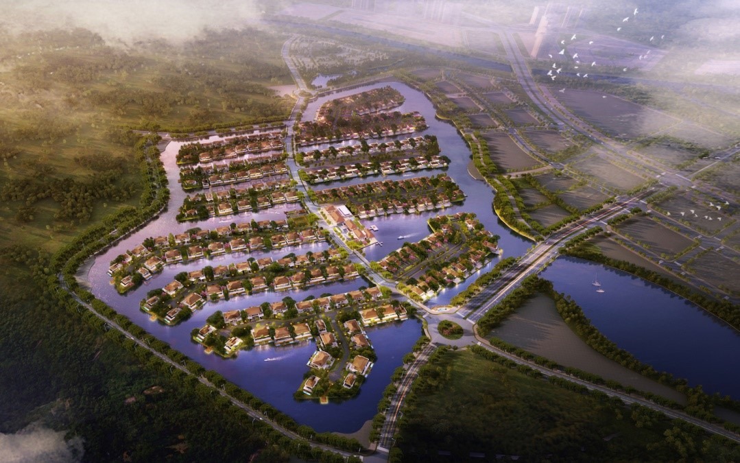 Chadwick Hà Nội sẽ nằm trong Khu đô thị Ecopark, liền kề khu biệt thự đảo Ecopark Grand – The Island.