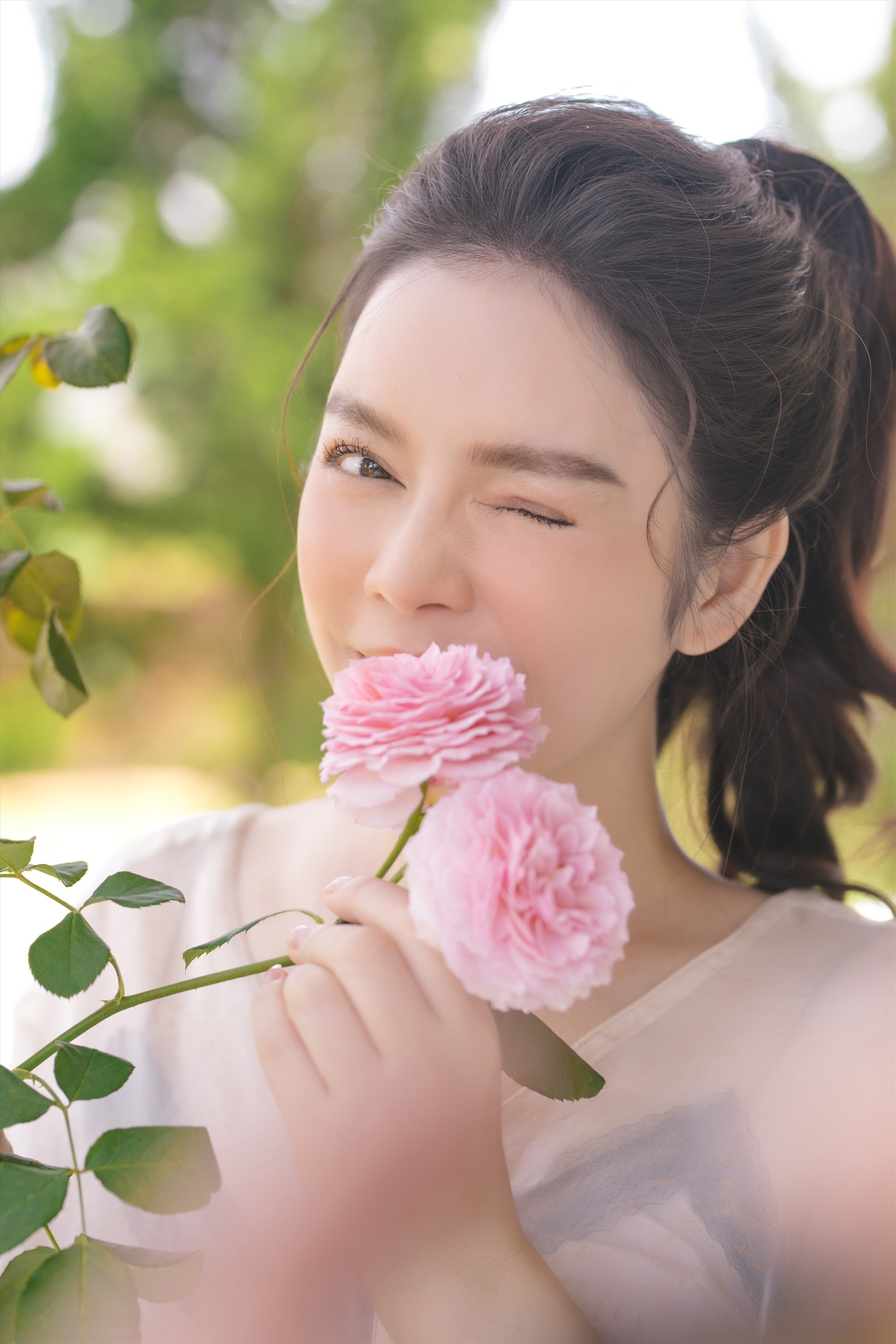 Cô cho biết, bản thân luôn cố gắng nỗ lực làm việc để sau không phải hối tiếc điều gì.