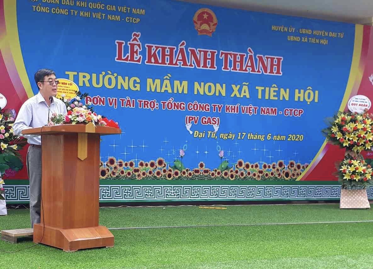 Phát biểu của đồng chí Nguyễn Văn Hùng - Chủ tịch Công đoàn PV GAS tại Lễ khánh thành