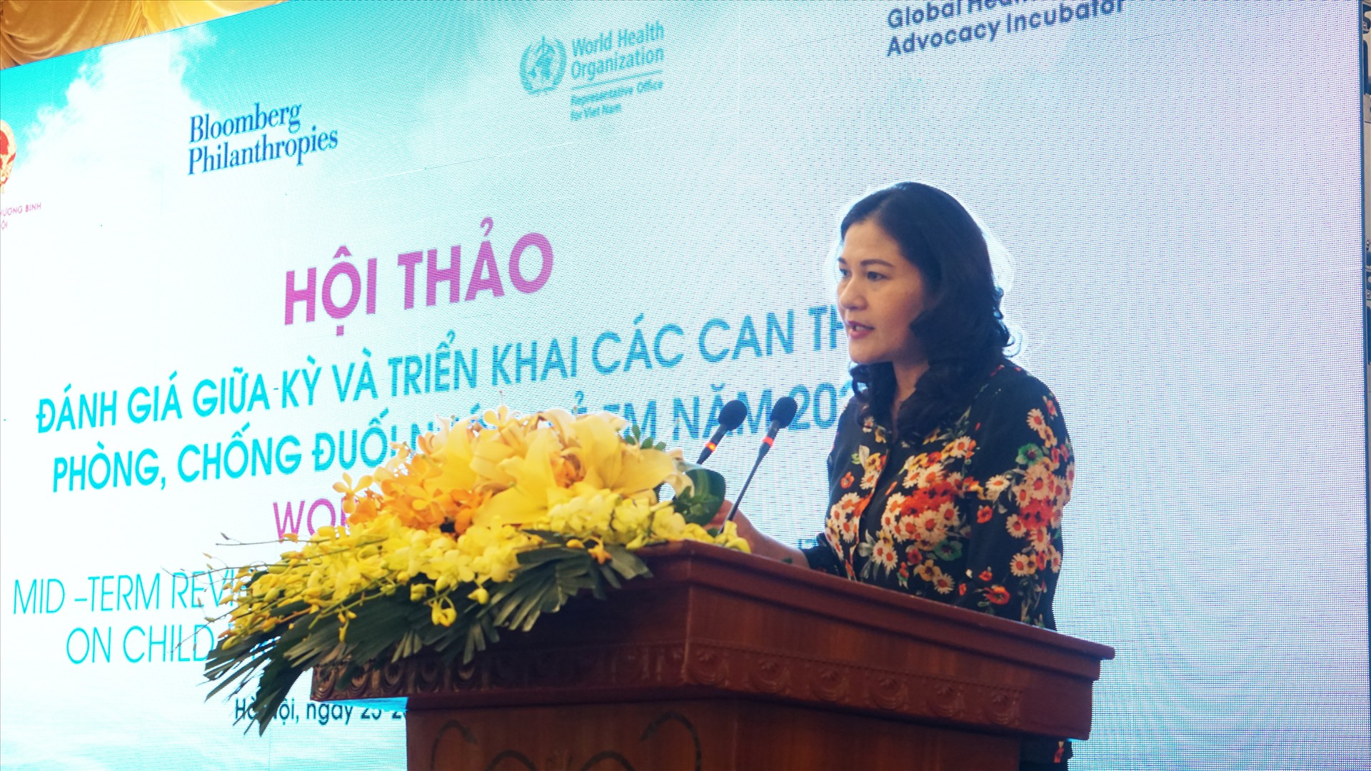 Thứ trưởng Bộ LĐTBXH Nguyễn Thị Hà phát biểu khai mạc tại Hội thảo. Ảnh: Quỳnh Chi
