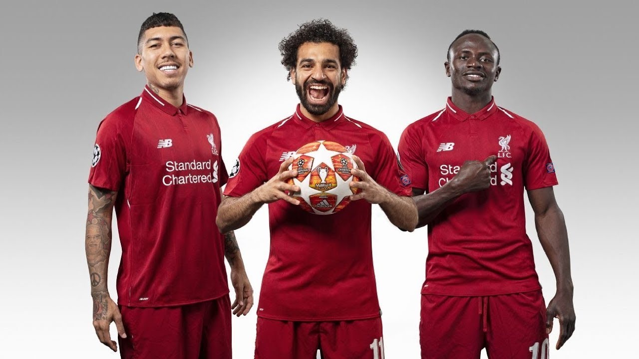 Bộ ba Firmino-Salah-Mane. Ảnh: YouTube.