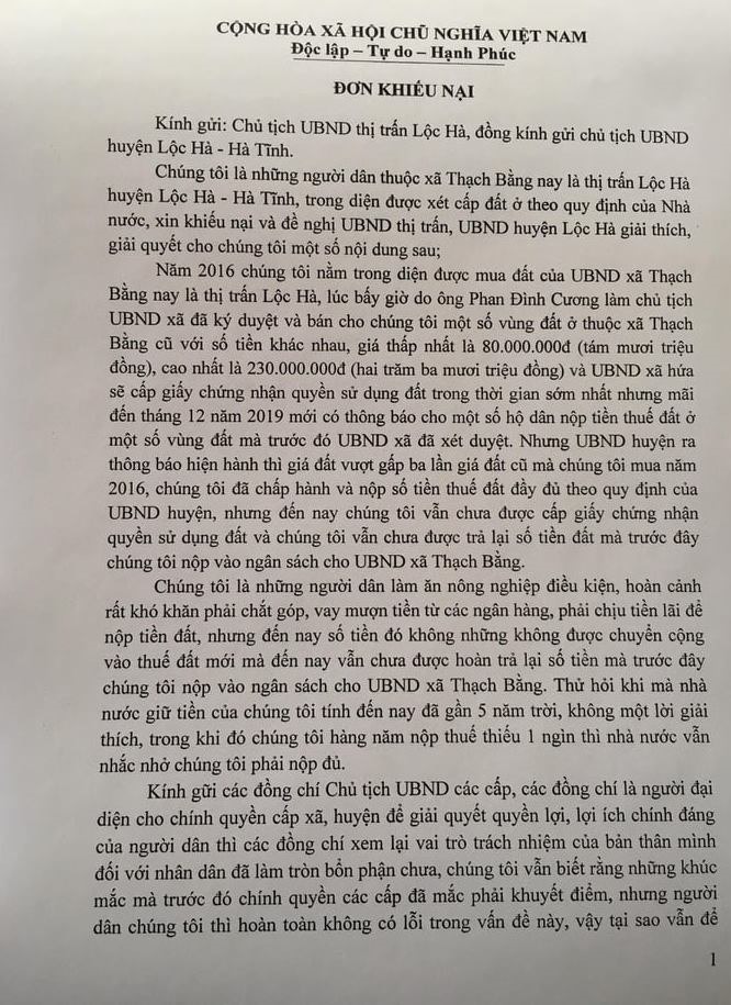 “Đau đầu” giải quyết tồn đọng vụ xã thu tiền cấp đất rồi... tự chi hết