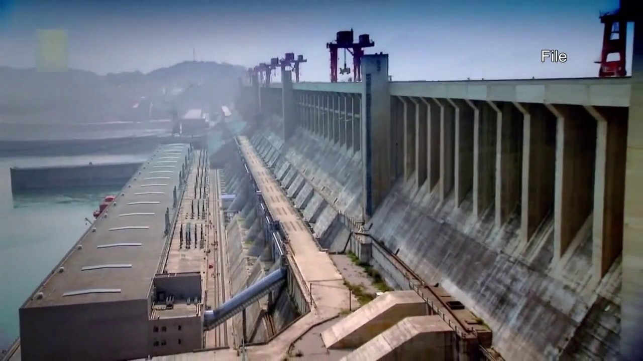 Đập Tam Hiệp là đập thuỷ điện lớn nhất thế giới. Ảnh: YouTube