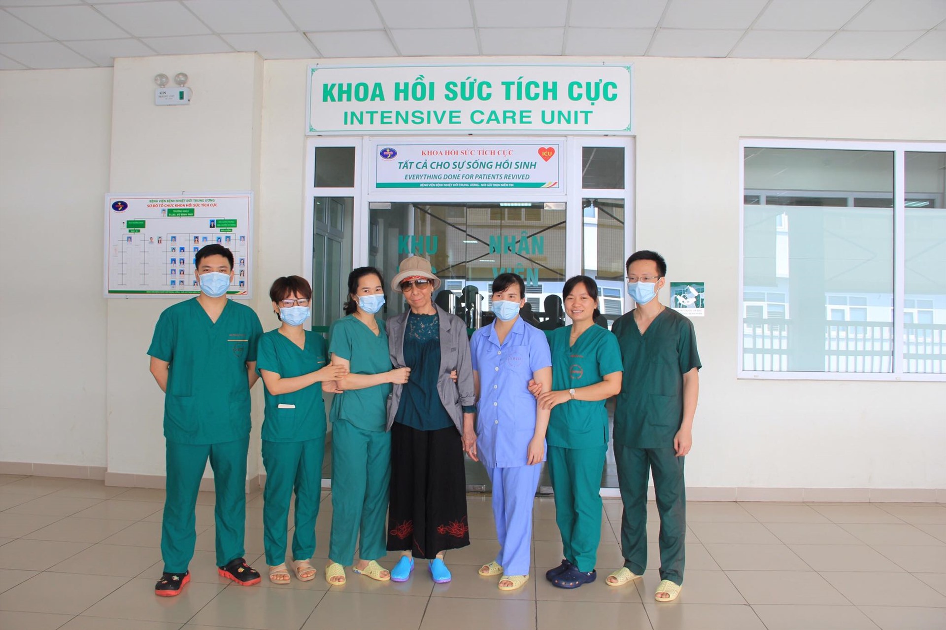 Bệnh nhân 19 được chữa khỏi là một kỳ tích của Việt Nam trong công tác điều trị bệnh nhân mắc COVID-19. Ảnh: BVCC