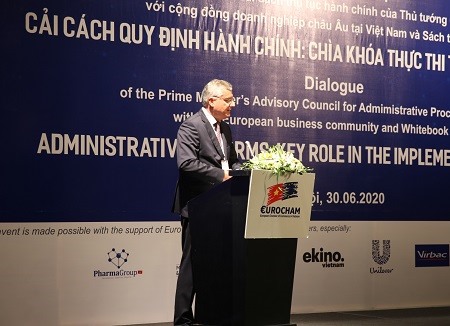 Ông Nicolas Audier, Chủ tịch Hiệp hội Doanh nghiệp châu Âu tại Việt Nam (EuroCham)- Ảnh: VGP/Hoàng Anh