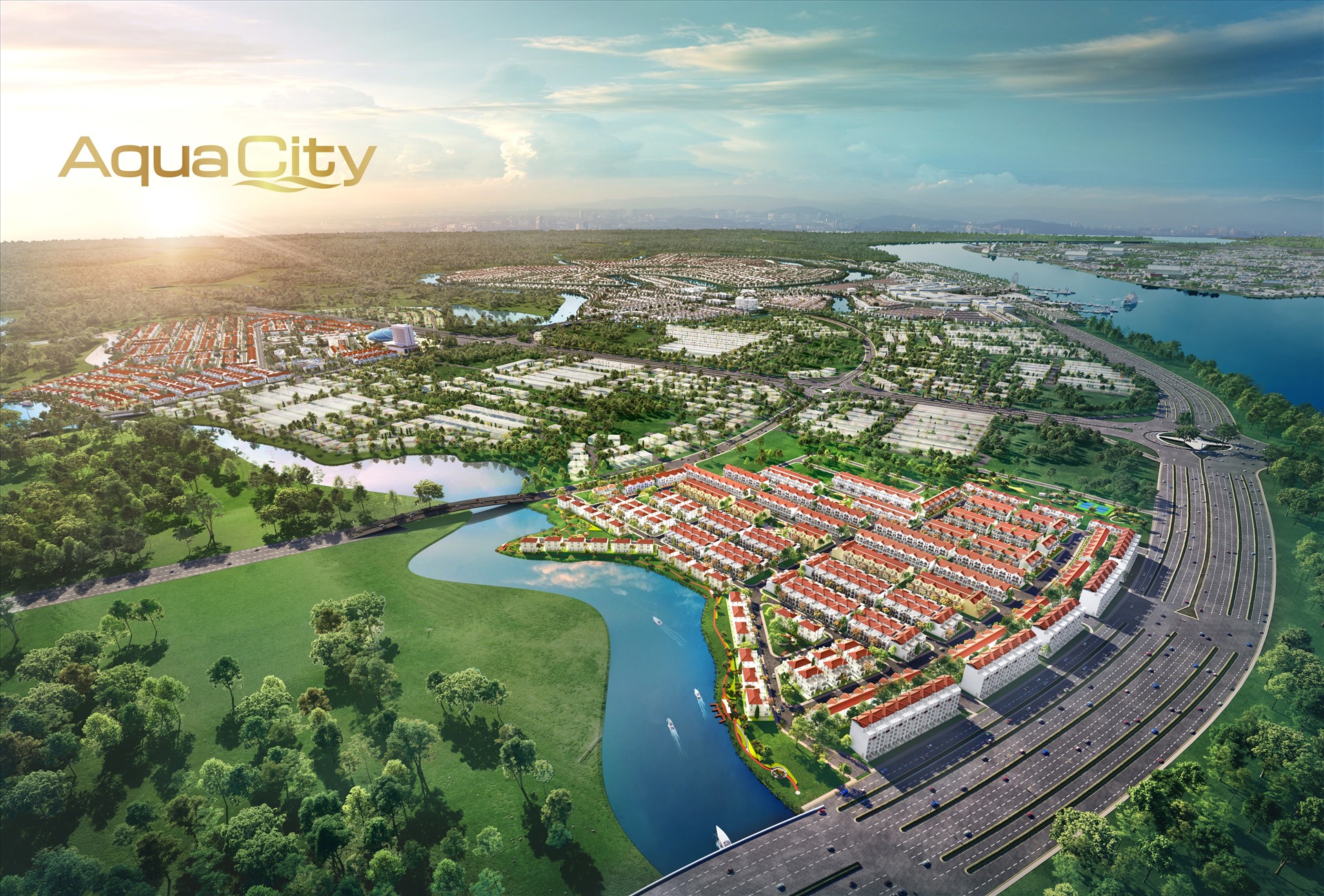 Tọa lạc tại vị trí cửa ngõ khu đô thị sinh thái thông minh Aqua City quy mô gần 1.000ha ngay phía Đông TP.HCM, phân khu River Park 1 có giá trị thương mại cao.