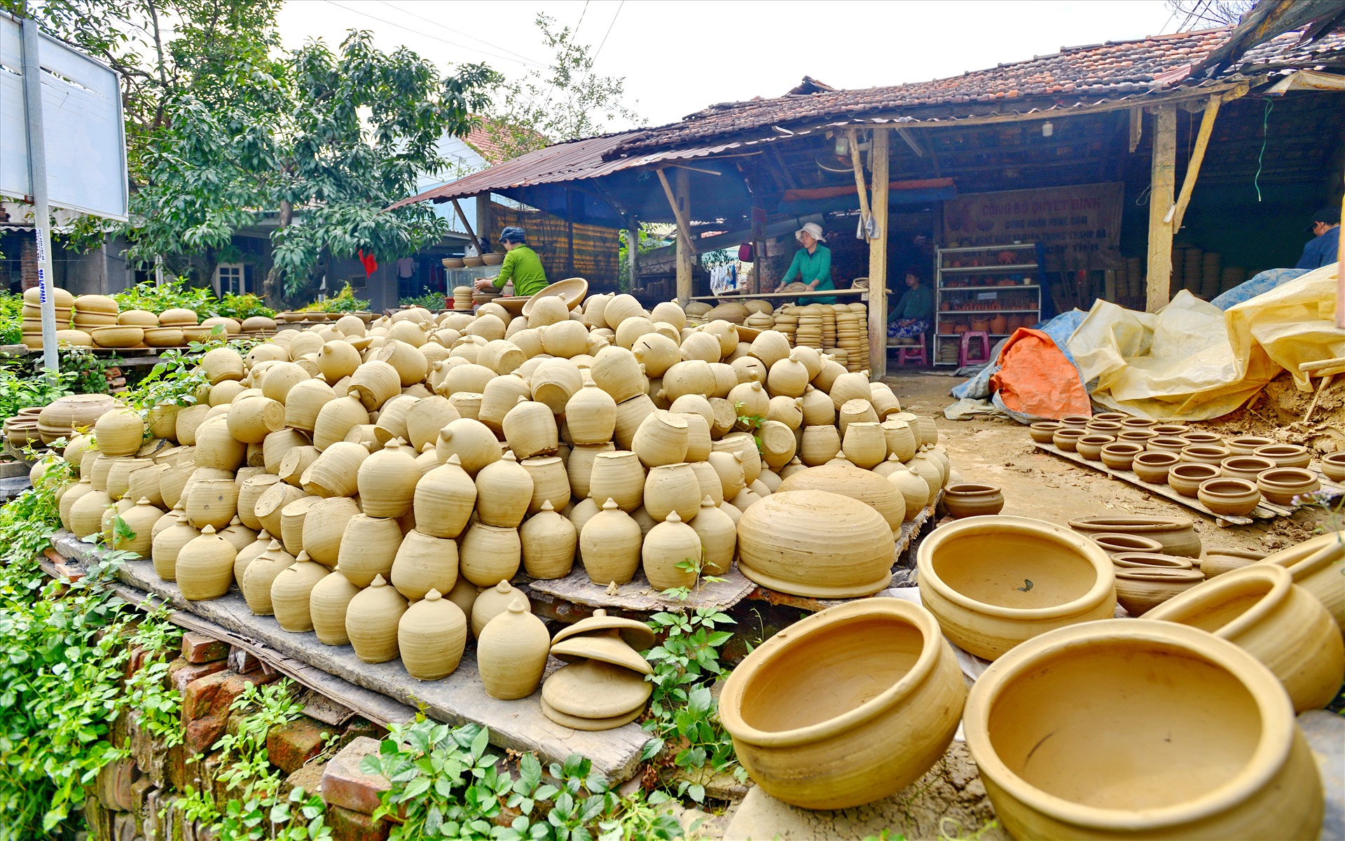 Làng gốm cổ Thanh Hà ở Hội An. Ảnh: Thái Hoàng