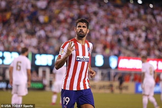 Costa hiện đã trở lại Tây Ban Nha để khoác áo Atletico Madrid. Ảnh: Getty.