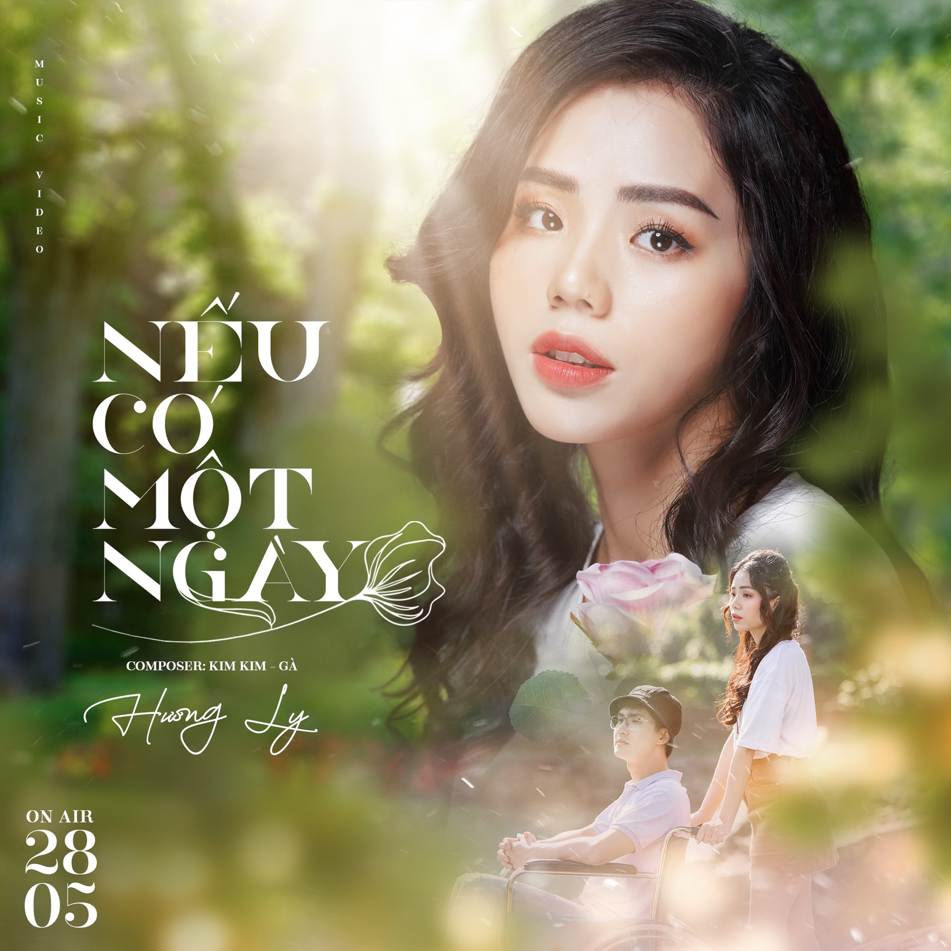 Hương Ly lần đầu làm diễn viên chính trong MV “Nếu có một ngày“. Ảnh: Nguyễn Hương Ly