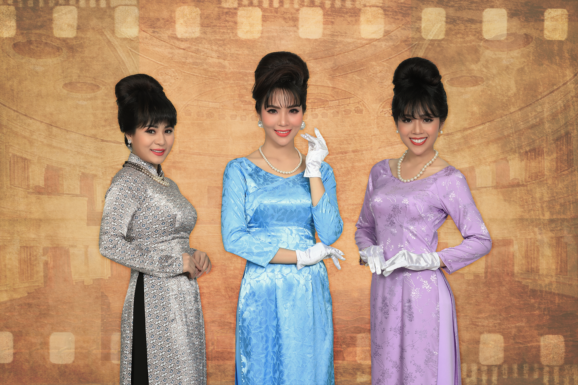 Dương Kim Ánh, Kiều Oanh và Ánh Linh là dàn thí sinh nữ tại chương trình. Ảnh: CTCC