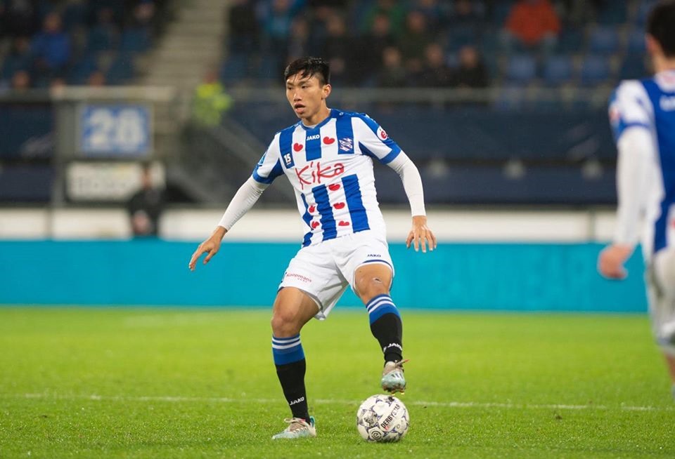 Văn Hậu sẽ về thi đấu cho câu lạc bộ Hà Nội ở giai đoạn 2 LS V.League 2020. Ảnh: SC Heerenveen