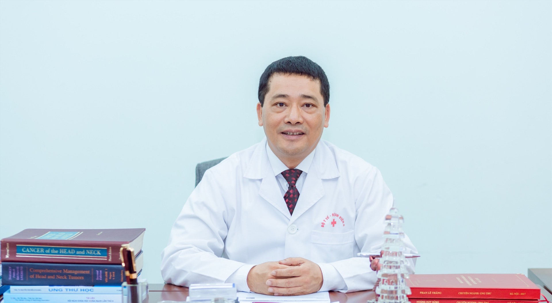 PGS.TS Lê Văn Quảng, Giám đốc Bệnh viện K. Ảnh: Hà Trần.