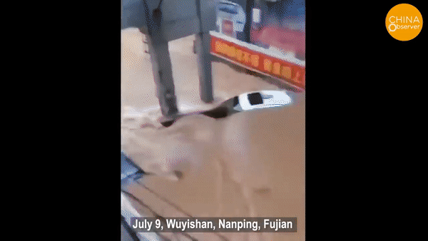 Lũ lụt ở tỉnh Phúc Kiến. Ảnh: China Observer